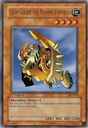 Gear Golem the Moving Fortress (AST-018) - Ancient Sanctuary 1st Edition