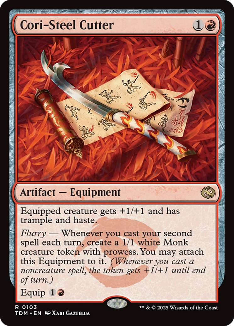 Cori-Steel Cutter (TDM-103) - Tarkir: Dragonstorm Foil