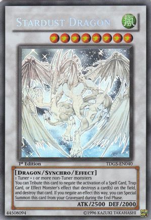 Stardust Dragon (Ghost) [TDGS-EN040] Ghost Rare – The Card House