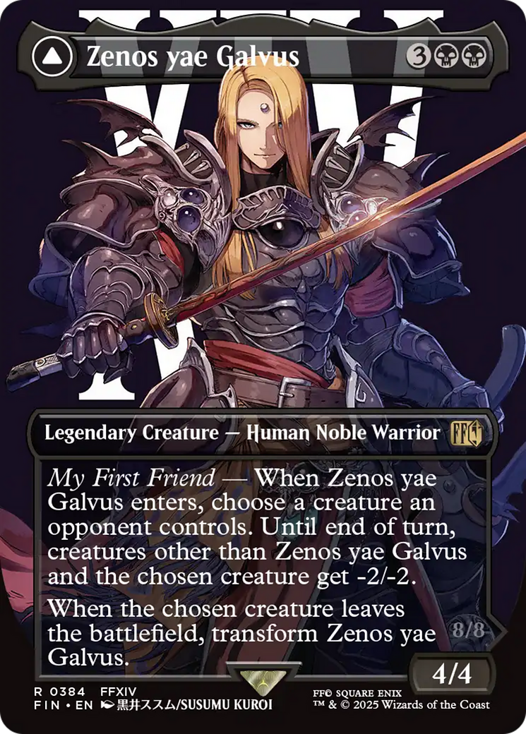 Zenos yae Galvus // Shinryu, Transcendent Rival (FIN-384) - FINAL FANTASY (Borderless)