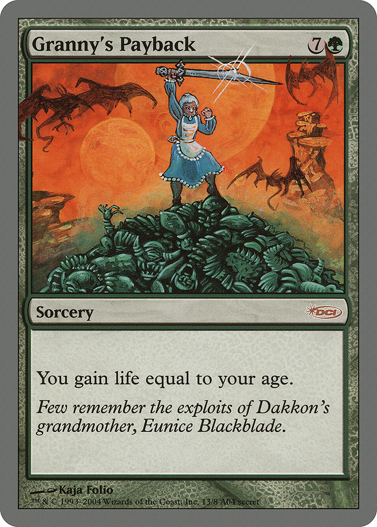 Granny's Payback (ARENA-013) - Arena League 2004 Foil