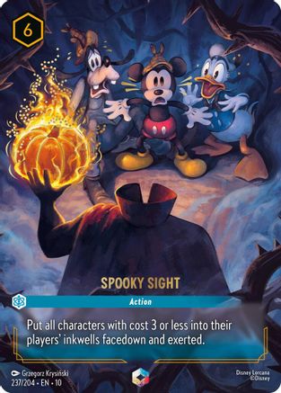 Spooky Sight (Enchanted) (237/204) - Whispers in the Well Holofoil