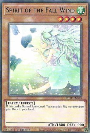 Spirit of the Fall Wind (PHRE-EN028) - Phantom Revenge 1st Edition