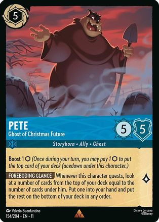 Pete - Ghost of Christmas Future (154/204) - Winterspell Cold Foil