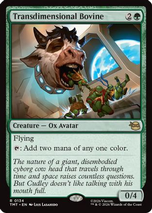 Transdimensional Bovine (TMT-134) - Teenage Mutant Ninja Turtles Foil