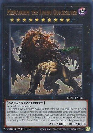 Mercurium the Living Quicksilver (BPRO-EN084) - Burst Protocol 1st Edition