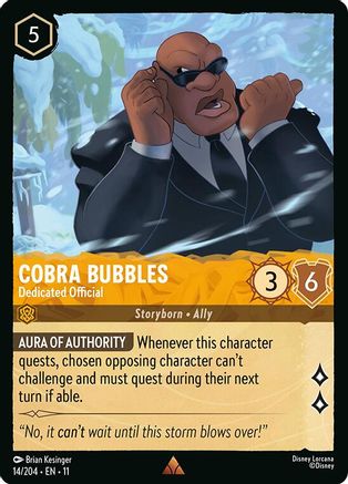 Cobra Bubbles - Dedicated Official (14/204) - Winterspell