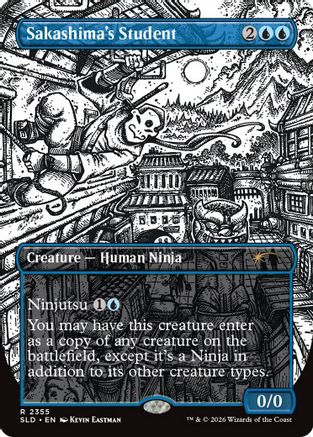 Sakashima's Student (2355) (SLD-2355) - Secret Lair Drop Series Foil