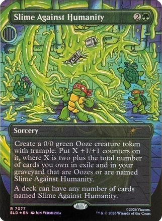 Slime Against Humanity (7077) (SLD-7077) - Secret Lair Drop Series Foil