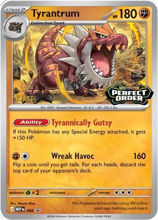 Tyrantrum 066 - Holofoil ME Mega Evolution Promo - Promo