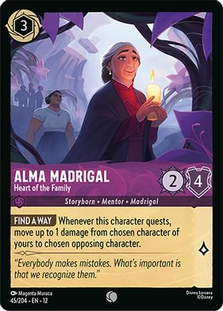 Alma Madrigal - Heart of the Family (45/204) - Wilds Unknown Cold Foil