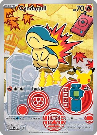 Cyndaquil 047 - Holofoil ME Mega Evolution Promo - Promo