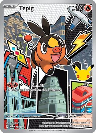 Tepig 050 - Holofoil ME Mega Evolution Promo - Promo