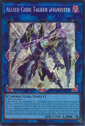 Allied Code Talker @Ignister (Secret Rare) (26LP-EN019) - Limited Pack World Championship 2026 1st Edition
