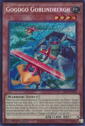 Gogogo Goblindbergh (Secret Rare) (26LP-EN020) - Limited Pack World Championship 2026 1st Edition