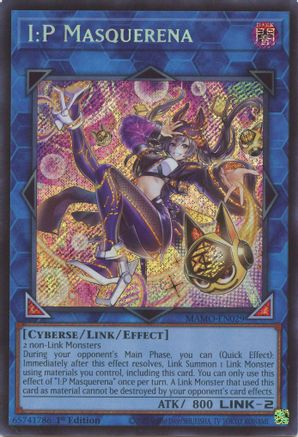 I:P Masquerena (Secret Rare) (MAMO-EN029) - Magnificent Monsters 1st Edition