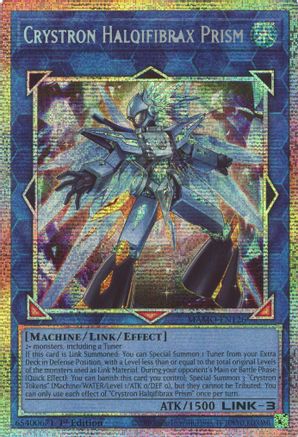 Crystron Halqifibrax Prism (Starlight Rare) (MAMO-EN126) - Magnificent Monsters 1st Edition