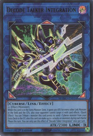 Decode Talker Integration (MAMO-EN016) - Magnificent Monsters 1st Edition