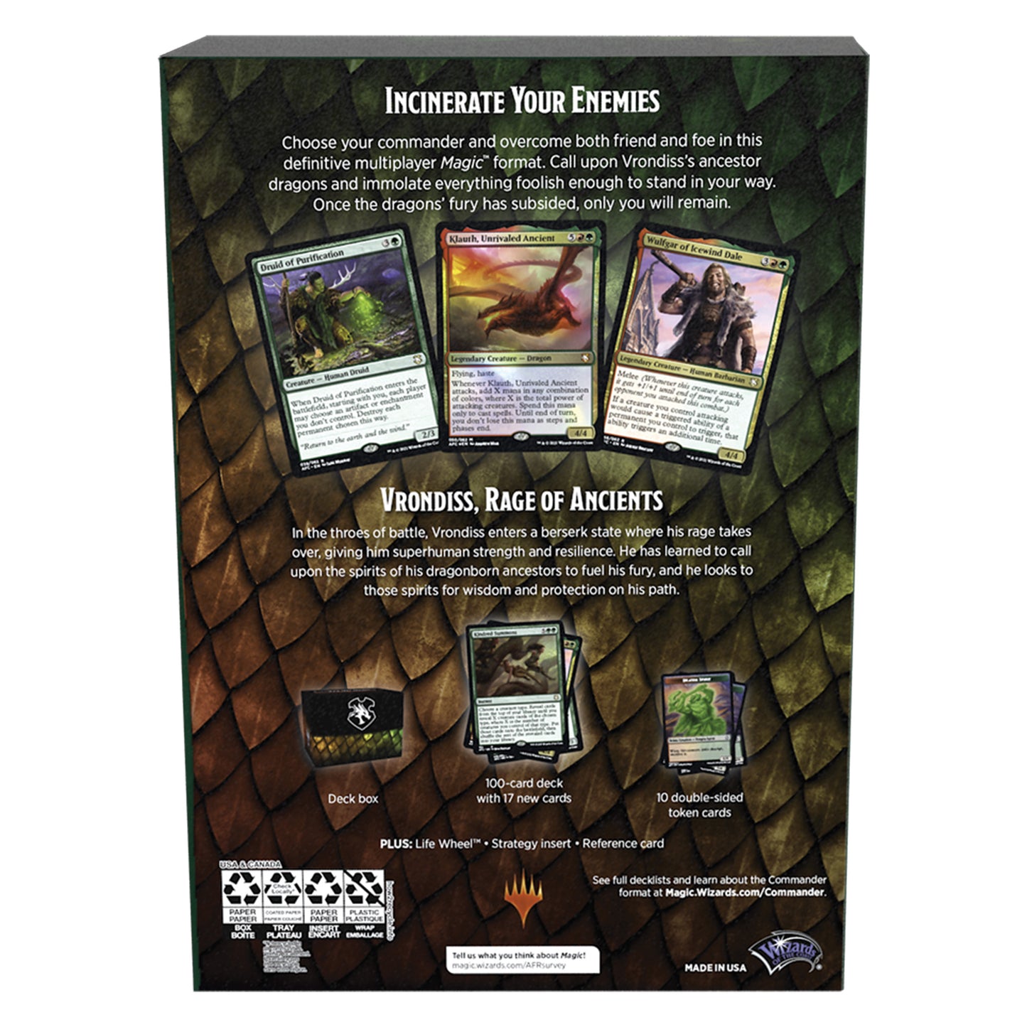 Dragonic Rage Commander Deck