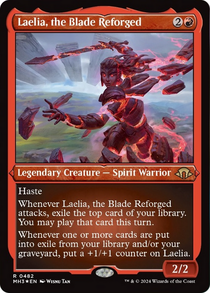Laelia, the Blade Reforged (Foil Etched) [Modern Horizons 3]