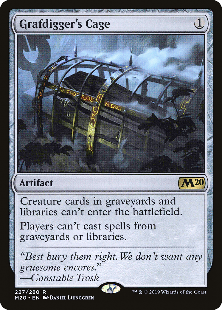 Grafdigger's Cage [Core Set 2020]