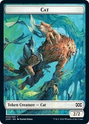 Cat // Copy Double-Sided Token [Double Masters Tokens]