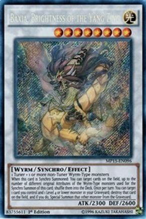 Baxia, Brightness of the Yang Zing [MP15-EN096] Secret Rare