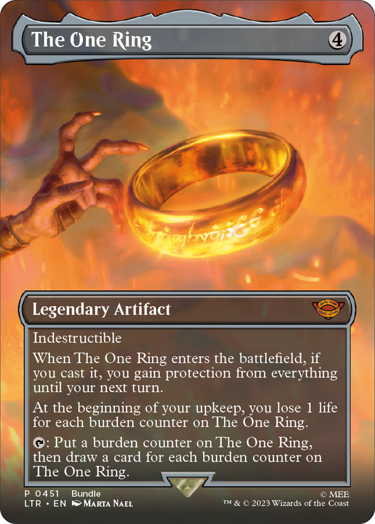 The One Ring (Borderless Alternate Art) [The Lord of the Rings: Tales of Middle-Earth]