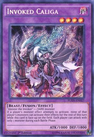 Invoked Caliga [FUEN-EN027] Secret Rare