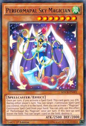 Performapal Sky Magician [MACR-EN001] Rare