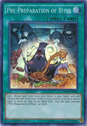 Pre-Preparation of Rites [MP17-EN034] Super Rare