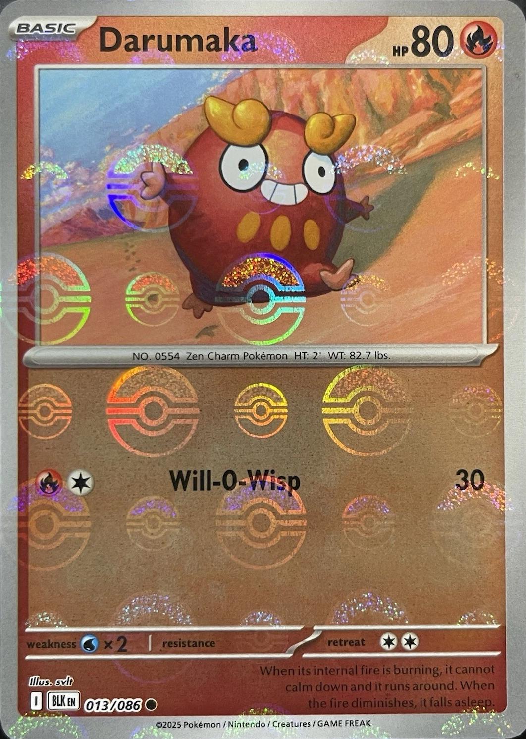 Darumaka (013/086) (Poke Ball Pattern) [Scarlet & Violet: Black Bolt]