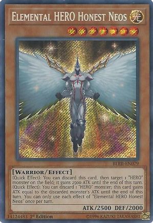 Elemental Hero Honest Neos [BLRR-EN079] Secret Rare