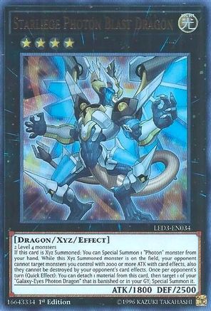 Starliege Photon Blast Dragon [LED3-EN034] Ultra Rare