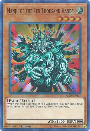 Manju of the Ten Thousand Hands [HISU-EN047] Super Rare