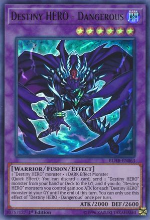 Destiny Hero - Dangerous [BLHR-EN063] Ultra Rare