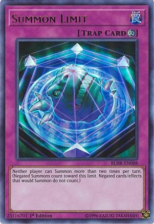 Summon Limit [BLHR-EN088] Ultra Rare
