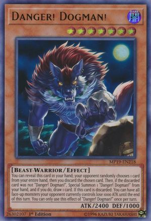 Danger! Dogman! [MP19-EN218] Ultra Rare