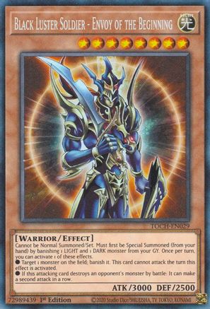 Black Luster Soldier - Envoy of the Beginning [TOCH-EN029] Collector's Rare