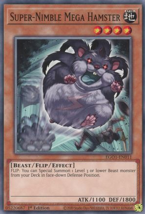 Super-Nimble Mega Hamster [EGO1-EN011] Common
