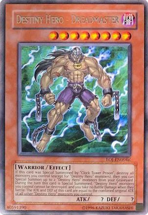 Destiny Hero - Dreadmaster (Redemption Replacement) [EOJ-EN004K] Rare