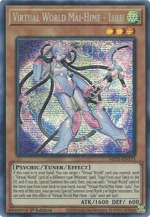 Virtual World Mai-Hime - Lulu [MP21-EN173] Prismatic Secret Rare