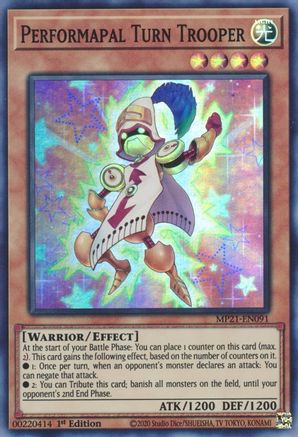 Performapal Turn Trooper [MP21-EN091] Super Rare