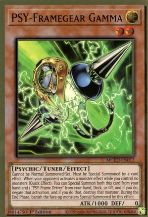 PSY-Framegear Gamma [MGED-EN012] Gold Rare