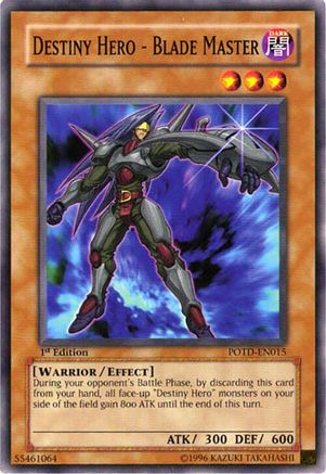 Destiny Hero - Blade Master [POTD-EN015] Common