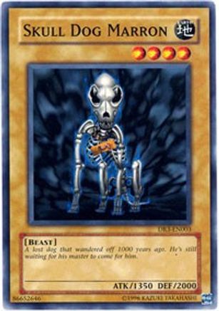 Skull Dog Marron [DR3-EN003] Common