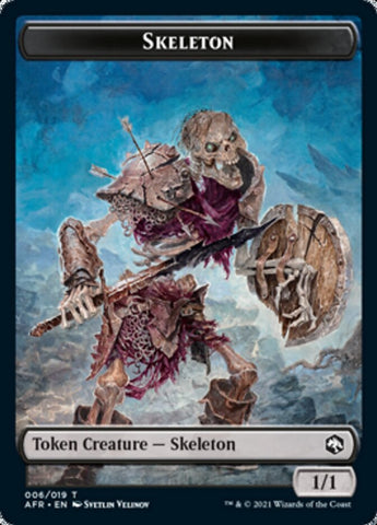 Lost Mine of Phandelver // Skeleton Double-Sided Token [Dungeons & Dragons: Adventures in the Forgotten Realms Tokens]