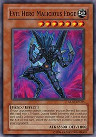 Evil Hero Malicious Edge [GLAS-EN003] Super Rare