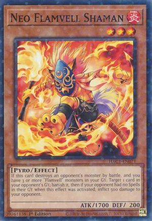 Neo Flamvell Shaman (Duel Terminal) [HAC1-EN071] Common