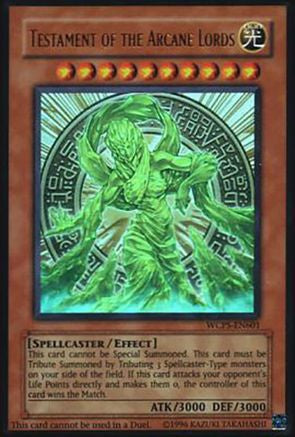 Testament of the Arcane Lords [WCPS-EN601] Ultra Rare